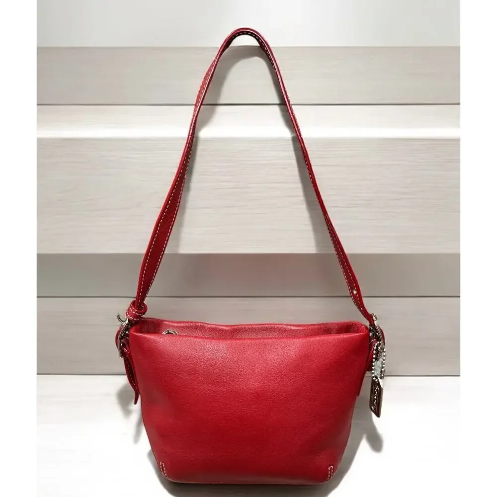 Y2K Coach Leather Demi Bag